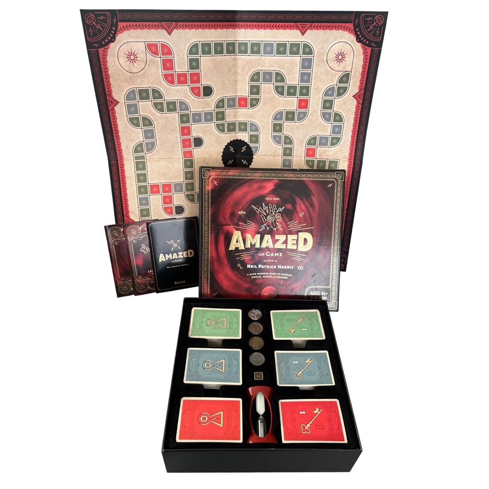 Amazed The Game Neil Patrick Harris Board Game Theory11 Strategy Puzzle Complete